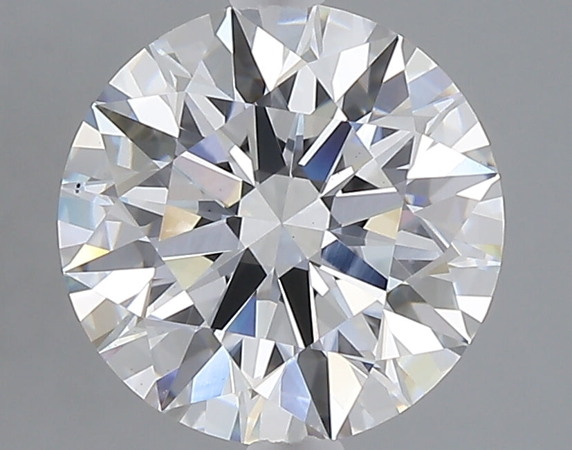 3.05 carat round lab grown diamond F color VS1 clarity