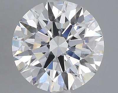 3.05 carat round lab grown diamond F color VS1 clarity