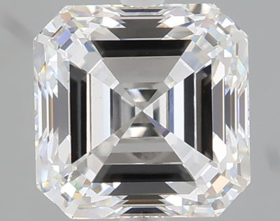 2.03 carat asscher lab grown diamond E color VVS2 clarity
