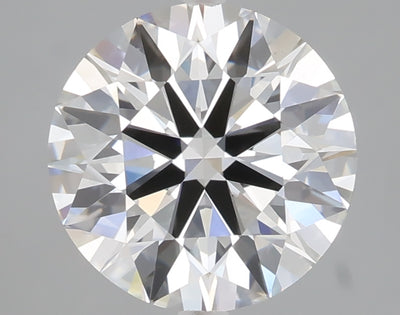 3.00 carat round lab grown diamond E color VS1 clarity