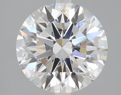 2.24 carat round lab grown diamond E color VVS2 clarity