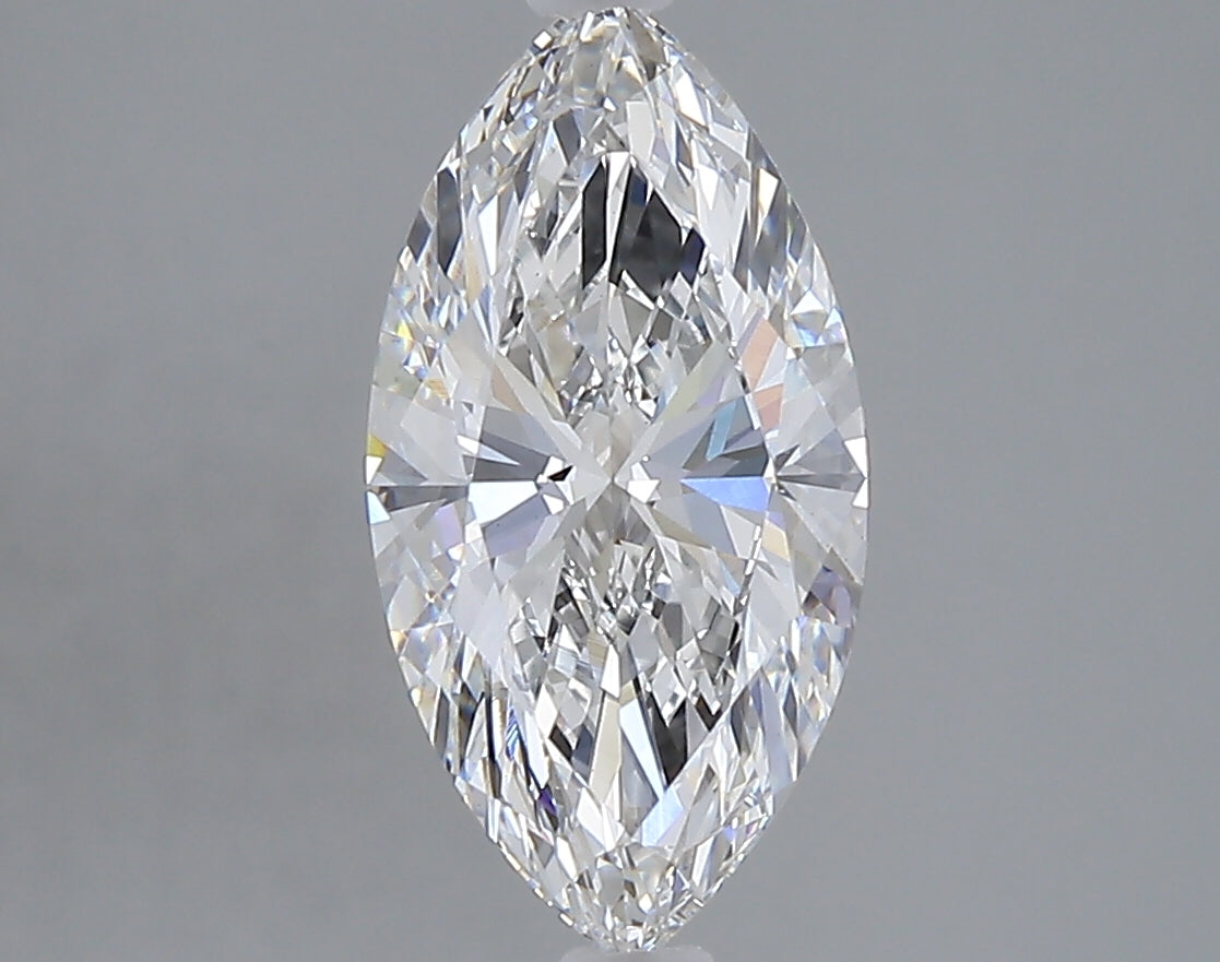 2.05 carat marquise lab grown diamond E color VS1 clarity