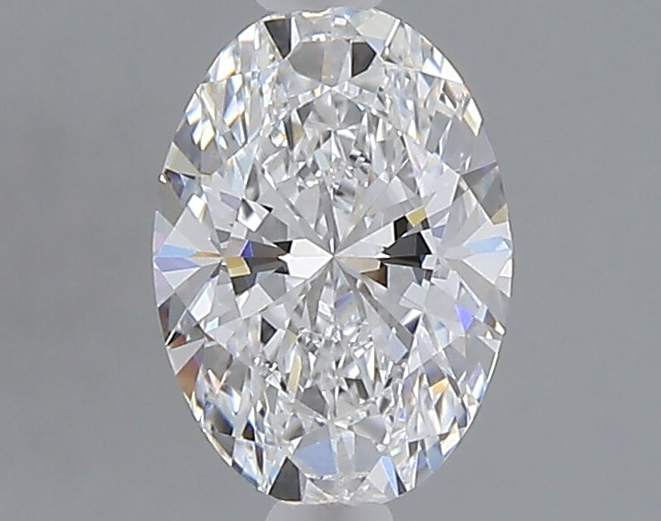1.08 carat oval lab grown diamond D color VVS2 clarity