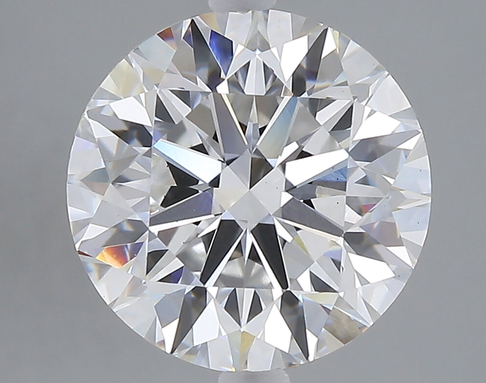 1.58 carat round lab grown diamond E color VVS2 clarity