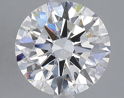 3.06 carat round lab grown diamond E color VS1 clarity