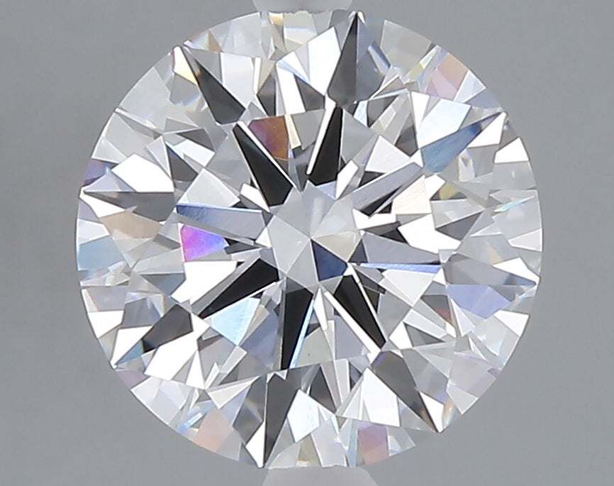 3.22 carat round lab grown diamond E color VVS2 clarity