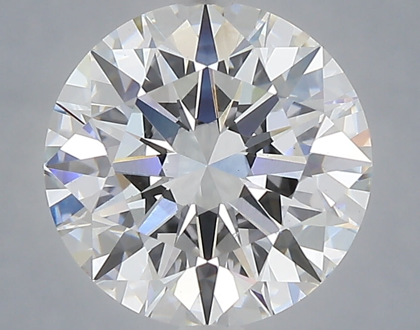 3.03 carat round lab grown diamond E color VS1 clarity