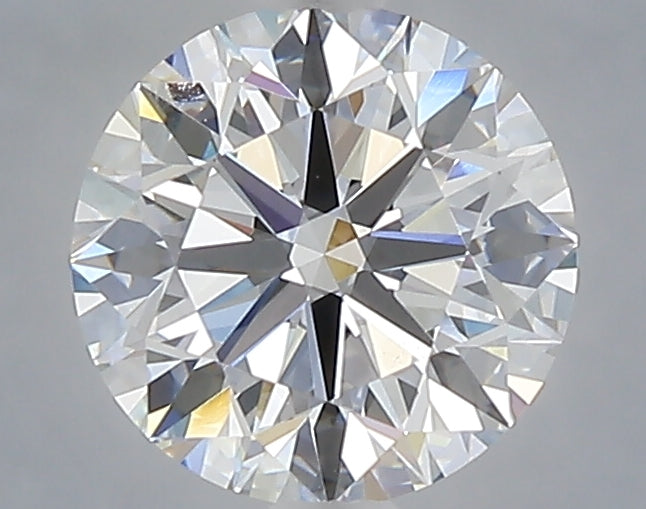 1.51 carat round lab grown diamond E color VVS2 clarity