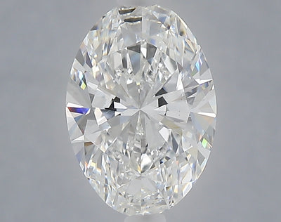 2.10 carat oval lab grown diamond F color VS1 clarity
