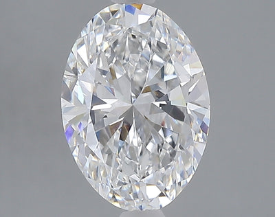 2.08 carat oval lab grown diamond E color VS1 clarity