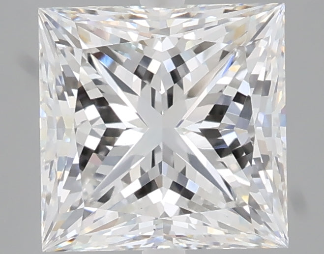 2.72 carat princess lab grown diamond E color VS1 clarity