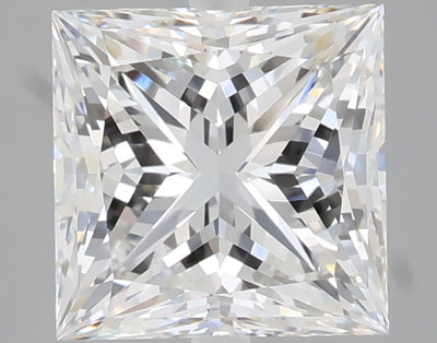 2.72 carat princess lab grown diamond E color VS1 clarity