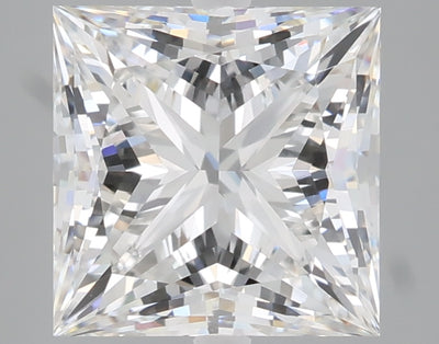 2.54 carat princess lab grown diamond E color VVS2 clarity