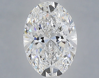 1.09 carat oval lab grown diamond D color VVS2 clarity