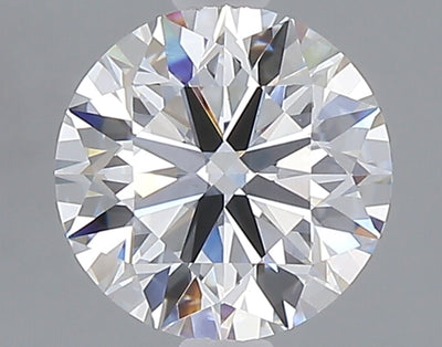 1.50 carat round lab grown diamond E color VVS2 clarity