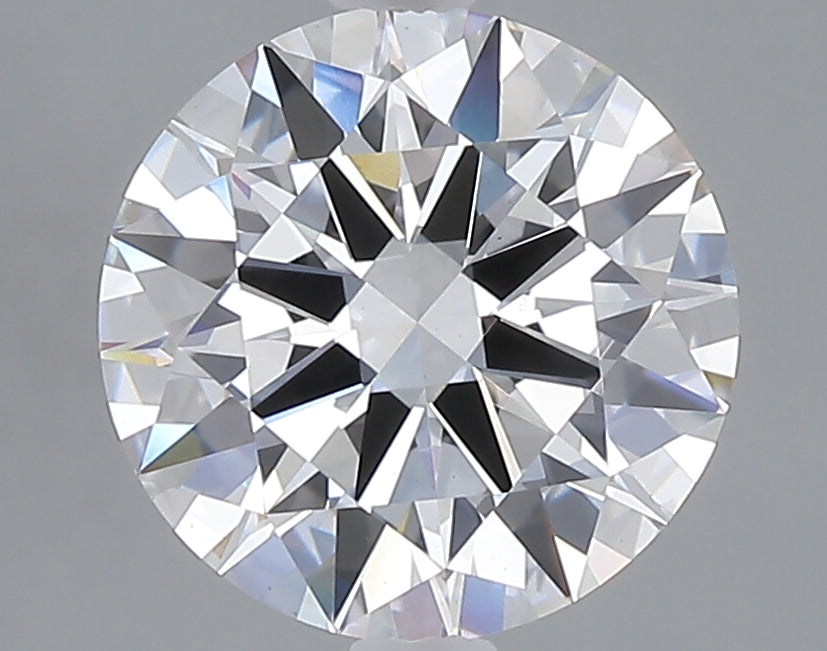 2.84 carat round lab grown diamond E color VS1 clarity
