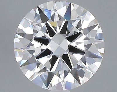 2.84 carat round lab grown diamond E color VS1 clarity