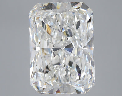 8.00 carat radiant lab grown diamond F color VVS2 clarity