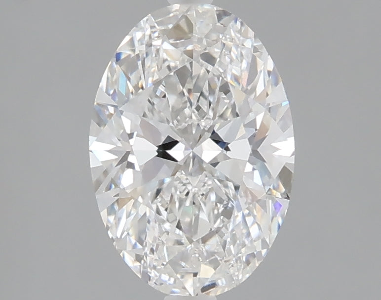 1.37 carat oval lab grown diamond E color VVS2 clarity