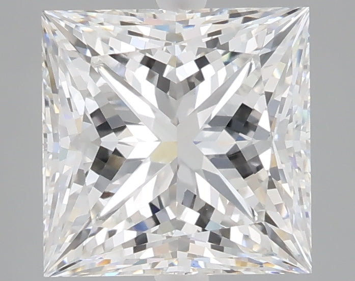 3.05 carat princess lab grown diamond E color VVS2 clarity