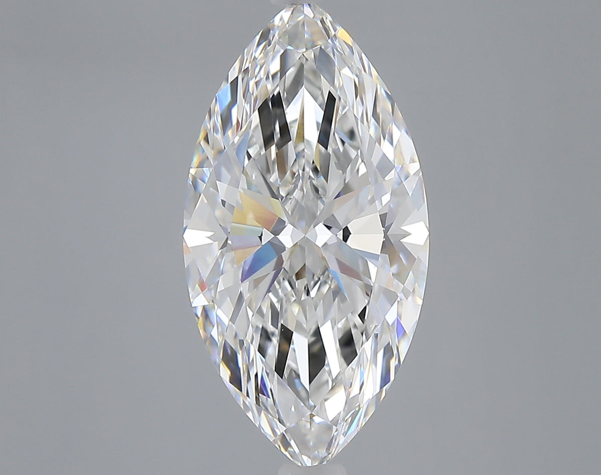 5.23 carat marquise lab grown diamond E color VVS2 clarity
