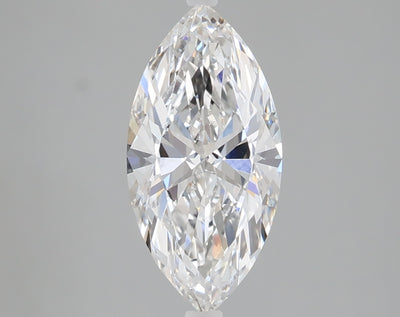 1.77 carat marquise lab grown diamond E color VVS2 clarity