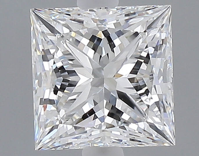 2.06 carat princess lab grown diamond E color VVS2 clarity