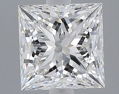 2.06 carat princess lab grown diamond E color VVS2 clarity