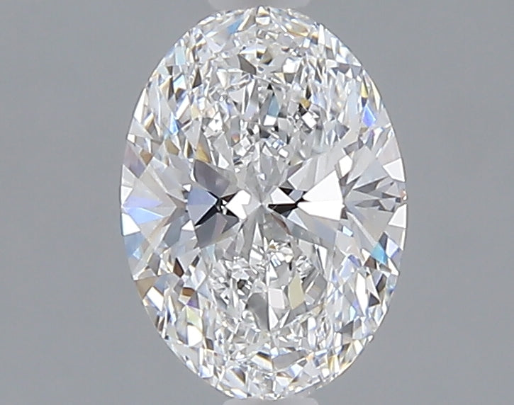 1.07 carat oval lab grown diamond D color VVS2 clarity