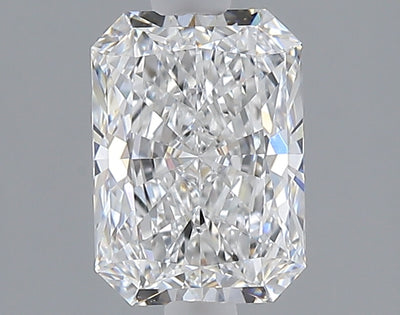 1.56 carat radiant lab grown diamond D color VVS2 clarity