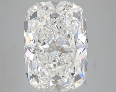 6.76 carat cushion lab grown diamond F color VS2 clarity