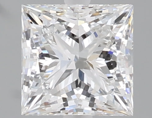 1.02 carat princess lab grown diamond E color VS1 clarity