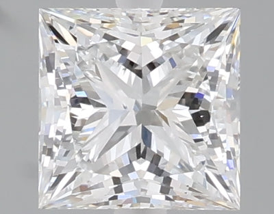 1.02 carat princess lab grown diamond E color VS1 clarity