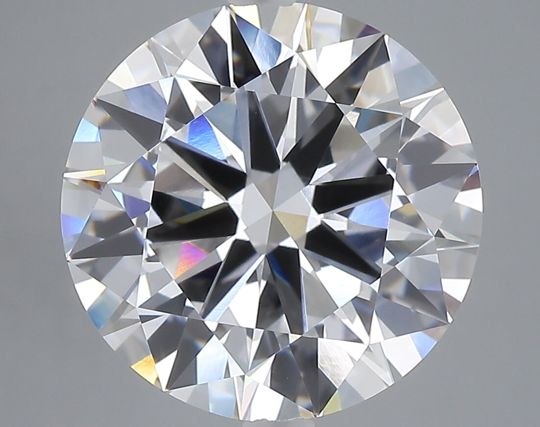 7.00 carat round lab grown diamond F color VVS2 clarity