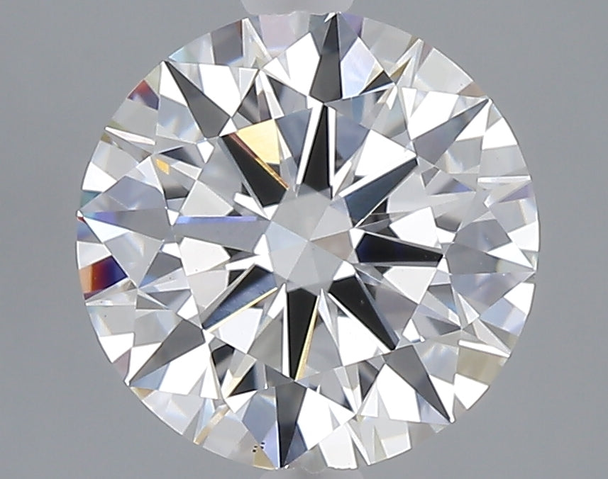 3.02 carat round lab grown diamond E color VS1 clarity