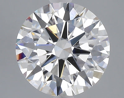 3.02 carat round lab grown diamond E color VS1 clarity