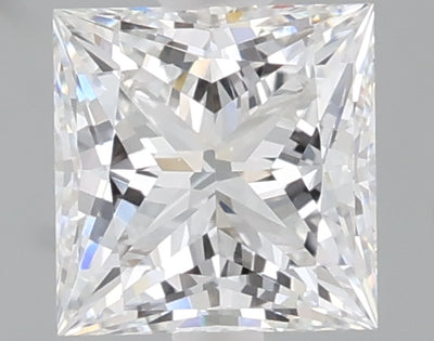 1.09 carat princess lab grown diamond D color VS1 clarity