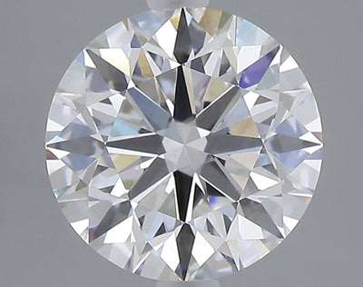 3.03 carat round lab grown diamond E color VVS2 clarity