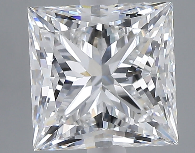 3.06 carat princess lab grown diamond E color VVS2 clarity