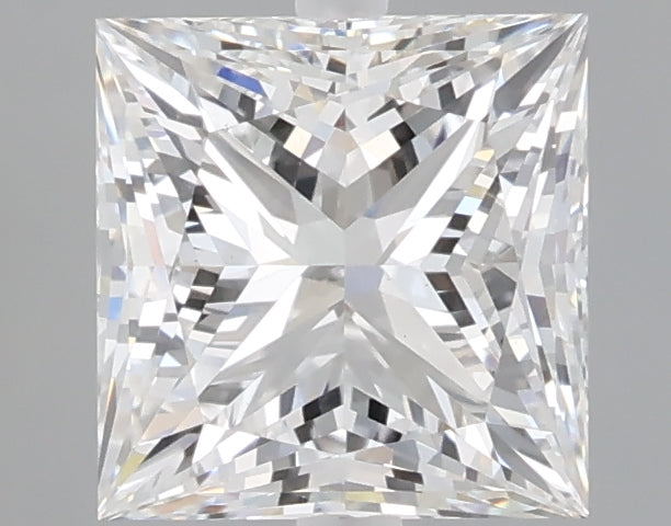 2.00 carat princess lab grown diamond E color VS1 clarity