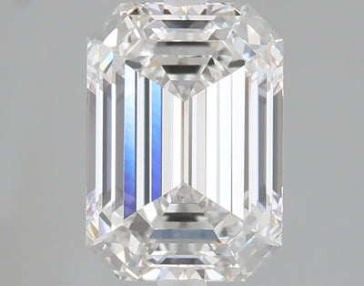 2.08 carat emerald lab grown diamond E color VS1 clarity