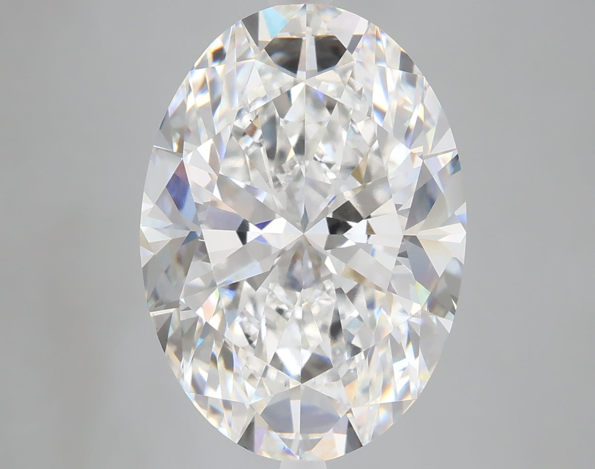 8.30 carat oval lab grown diamond F color VS1 clarity