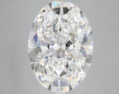 8.30 carat oval lab grown diamond F color VS1 clarity