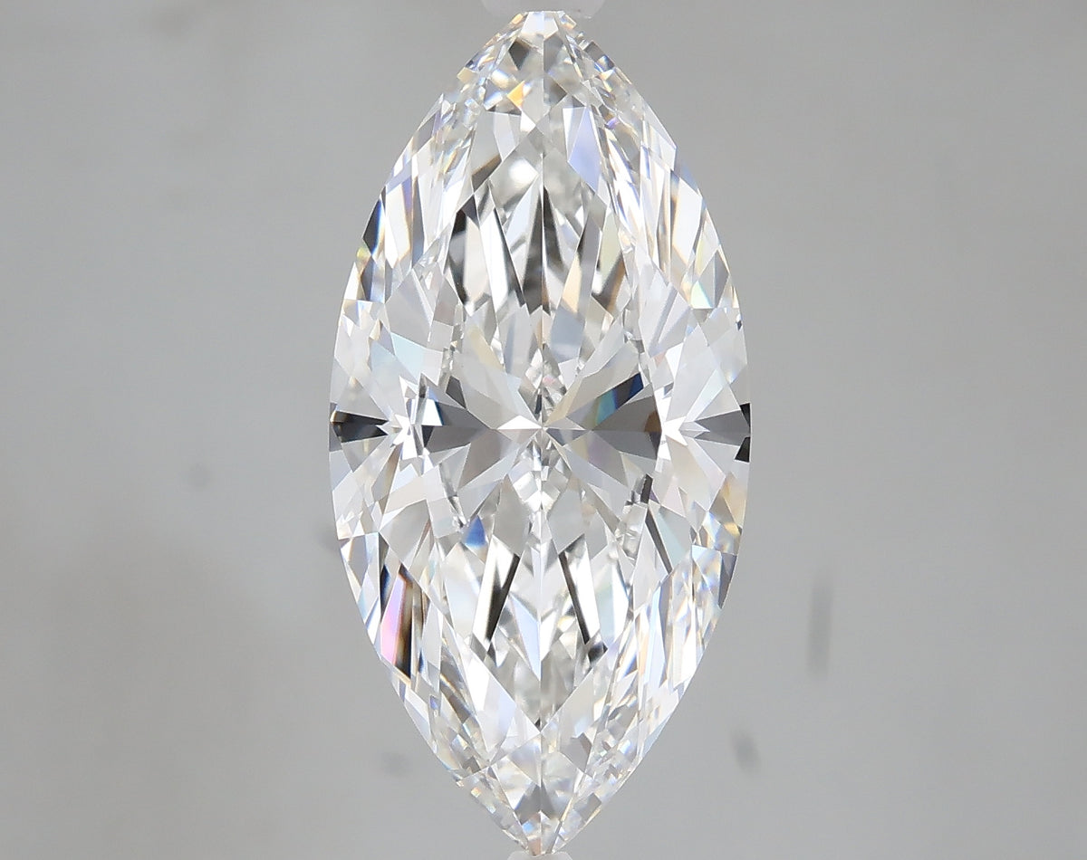 4.50 carat marquise lab grown diamond E color VVS2 clarity