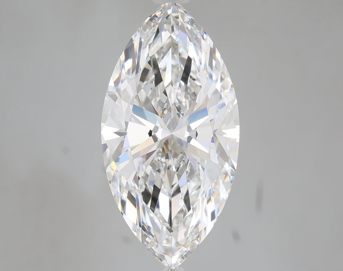 5.03 carat marquise lab grown diamond E color VVS2 clarity