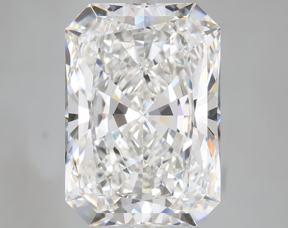 10.09 carat radiant lab grown diamond F color VS1 clarity