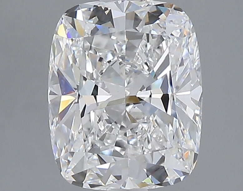 2.05 carat cushion lab grown diamond D color VS1 clarity
