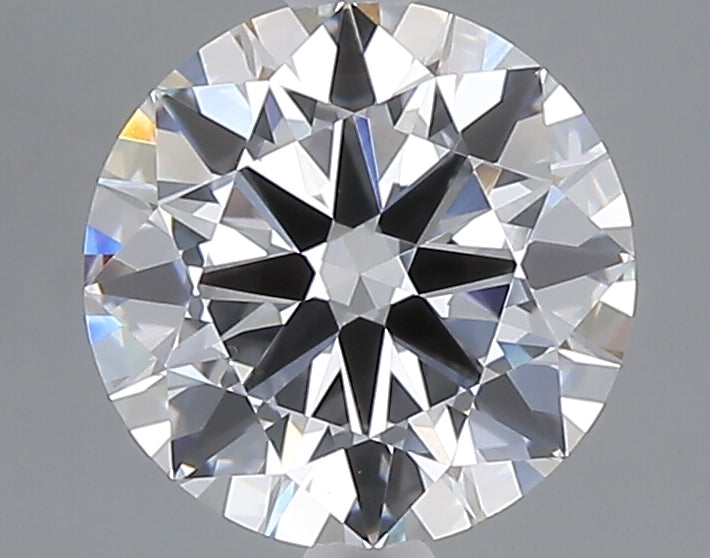 1.84 carat round lab grown diamond D color VVS2 clarity