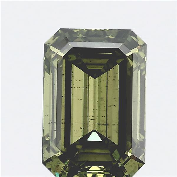 1.61 carat fancy vivid green emerald lab grown diamond SI2 clarity