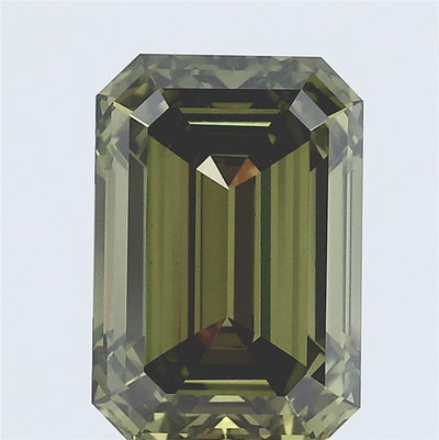 2.10 carat fancy vivid green emerald lab grown diamond VS1 clarity
